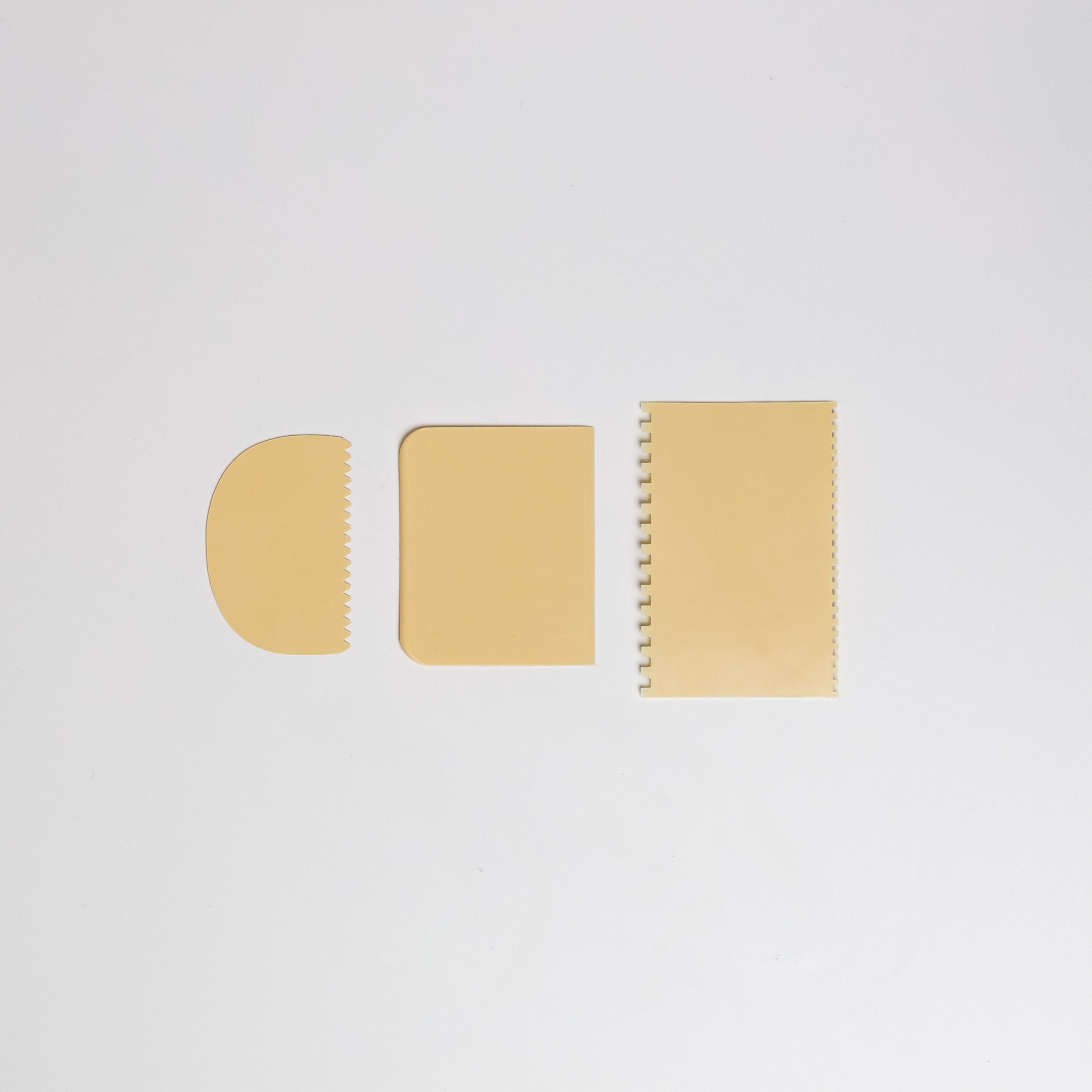 Drei Spachtel für strukturkunst (three Spatulas for Textured Art)