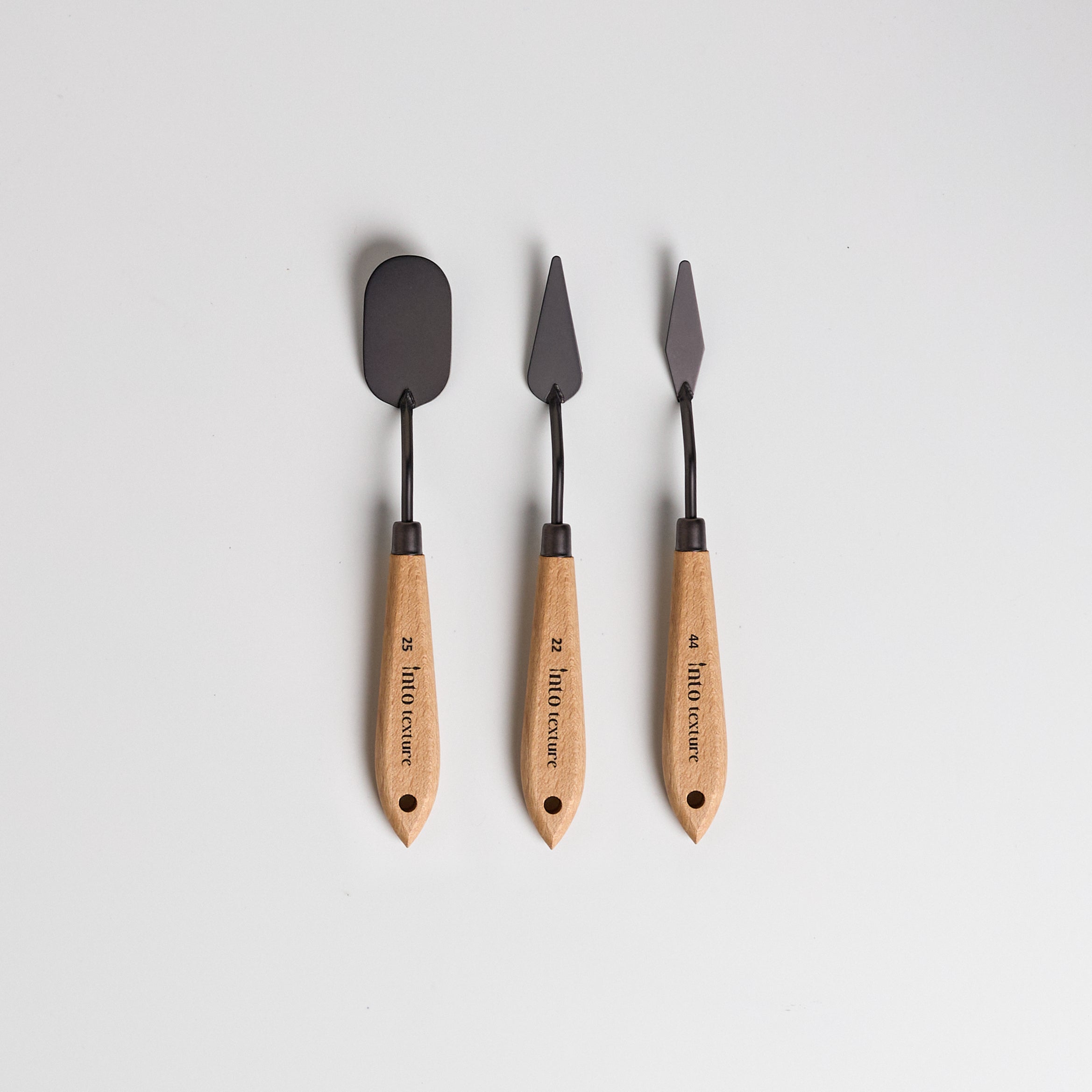 3x Strukturpaste Fein 1,7kg + 3er Malmesser Set