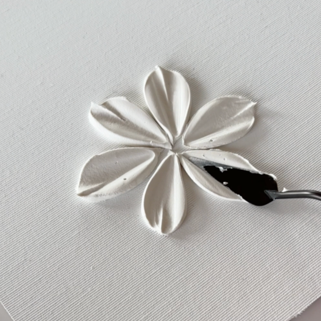 textured flower design