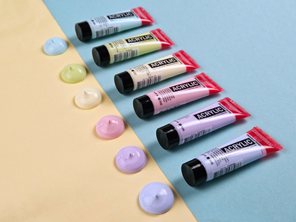 Acryl-Pastellfarben Set 6 x 20 ml - AMSTERDAM (Royal Talens)