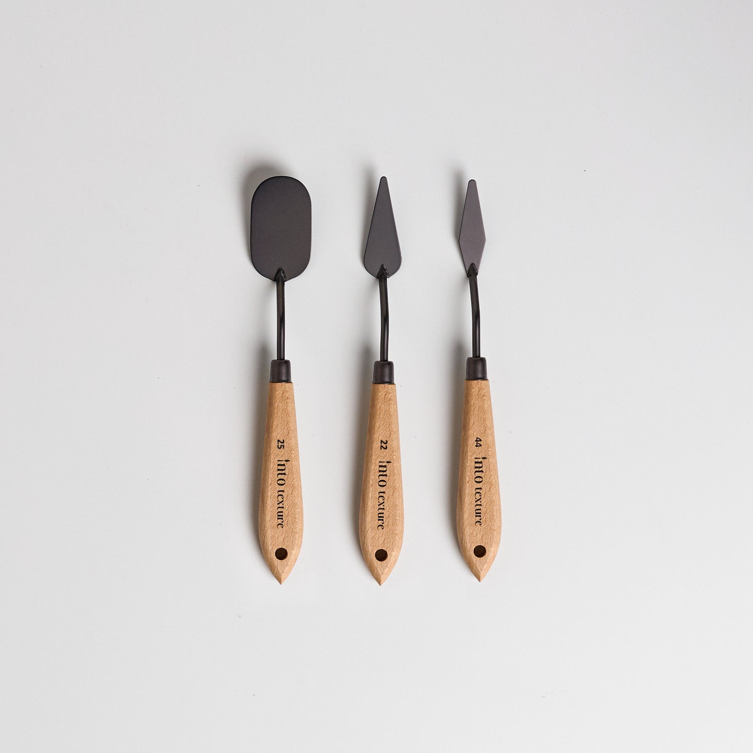 3x Strukturpaste Fein 1,7kg + 3er Malmesser Set