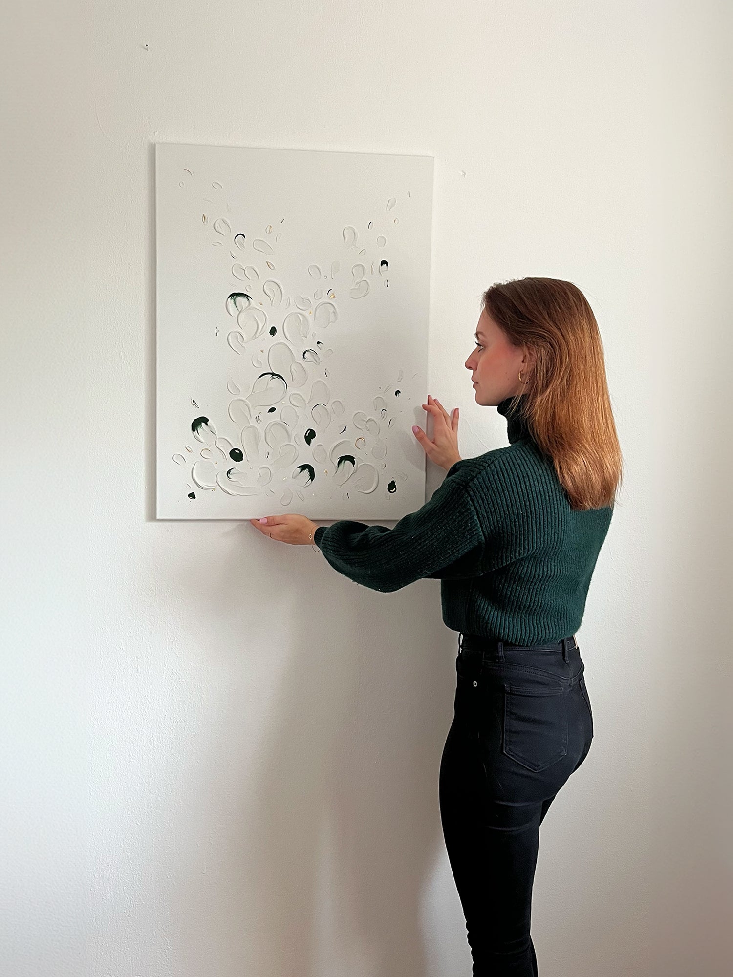 White Drops - by Tanja Reineck (80x60cm)