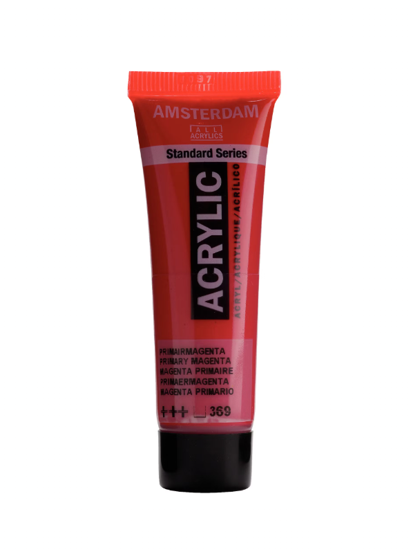 Primary Magenta (369) – Acrylic Paint Tube 20 ml – Standard Series – AMSTERDAM (Royal Talens)