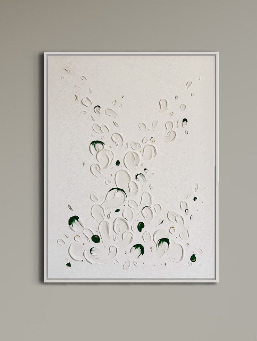 White Drops - by Tanja Reineck (50x70cm)