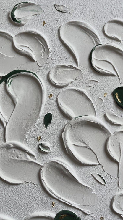 White Drops - by Tanja Reineck (50x70cm)